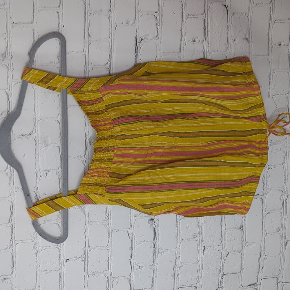 NWT prana little palm cami organic cotton top in leapfrog stripe